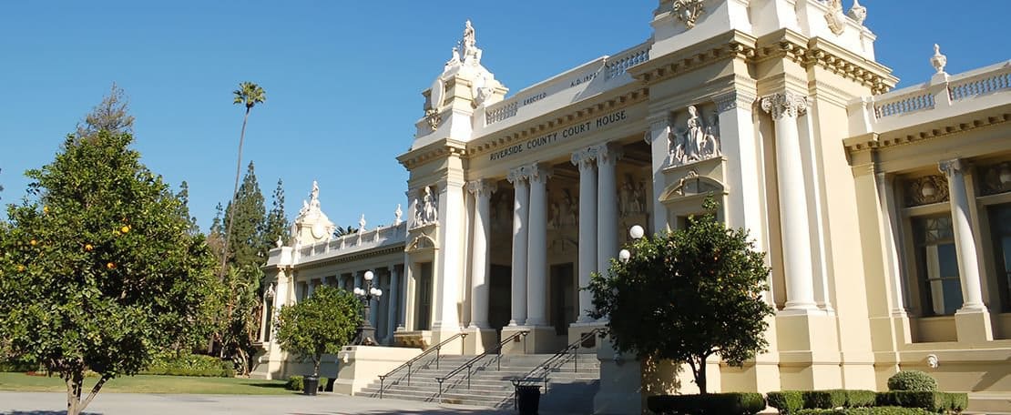 Outdoor View of Riverside County Court House